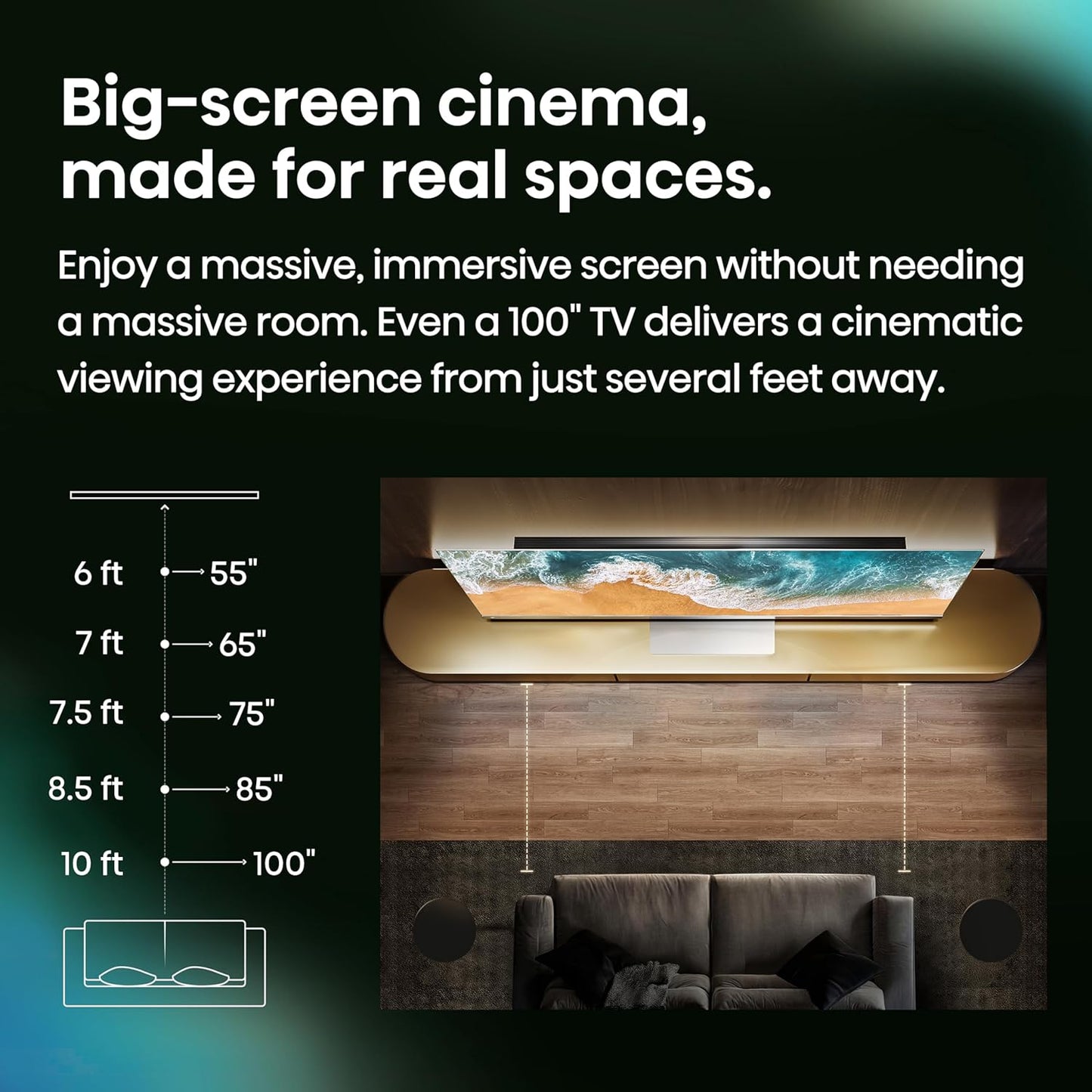 Hisense 75" U6 Pro Series Mini‑LED 4K UHD HDR Gaming AI Smart Fire TV (75U6SF Pro, 2026 New) – Hi-QLED, Native 144Hz, Motion Rate 480, Dolby Vision IQ,· Atmos, HDR10+, Glare-Free, Alexa+