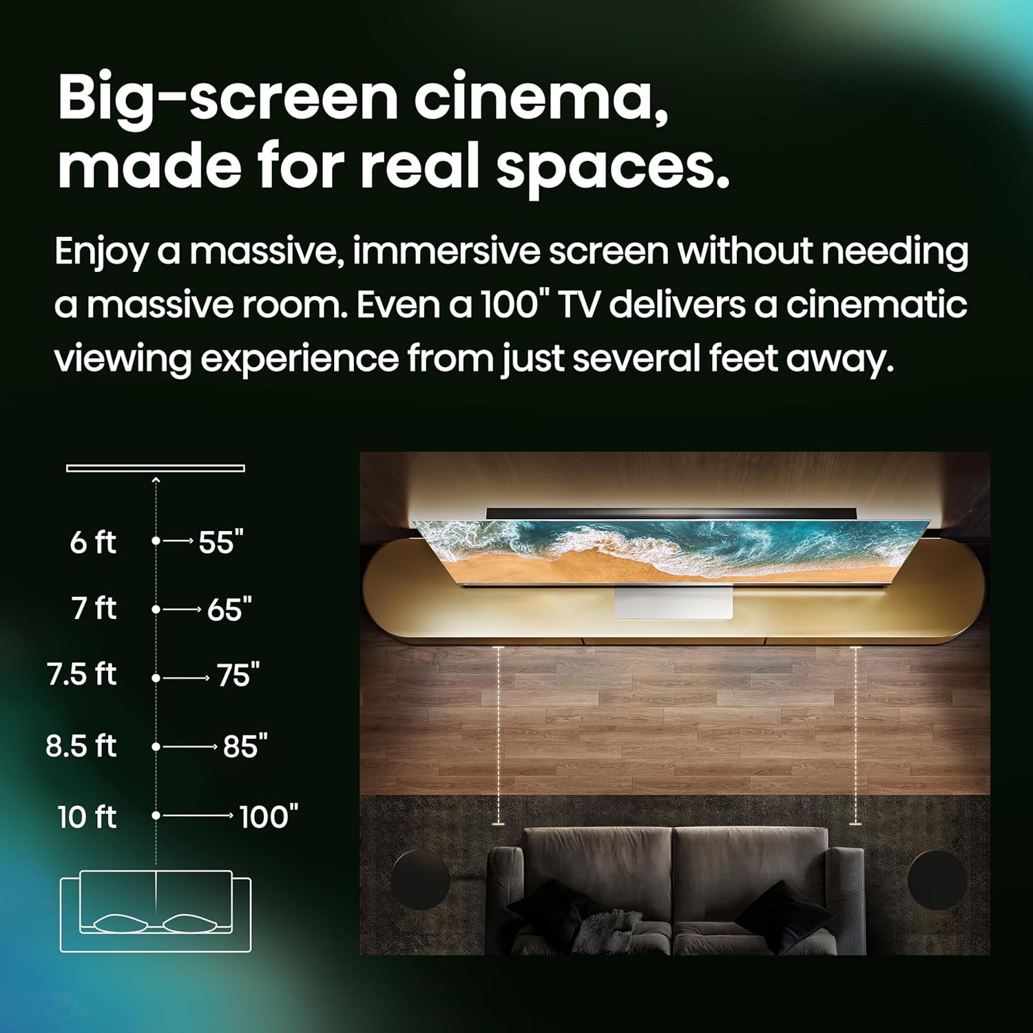 Hisense 75" U6 Pro Series Mini‑LED 4K UHD HDR Gaming AI Smart Fire TV (75U6SF Pro, 2026 New) – Hi-QLED, Native 144Hz, Motion Rate 480, Dolby Vision IQ,· Atmos, HDR10+, Glare-Free, Alexa+