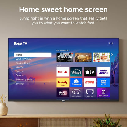 Roku Select Series 40" 1080p Full HD Smart TV — Voice Remote, AirPlay, Alexa