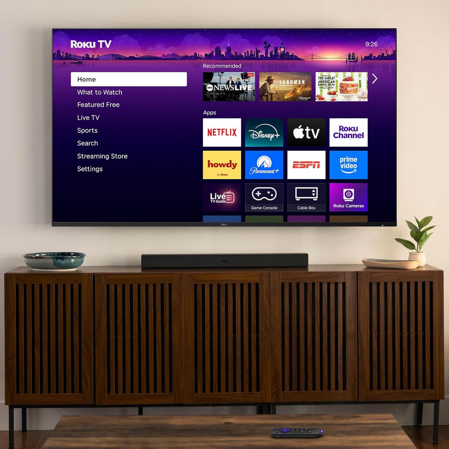 Roku Pro Series 55" Mini-LED 4K QLED Smart TV — Dolby Vision IQ, 120Hz, FreeSync Premium Pro