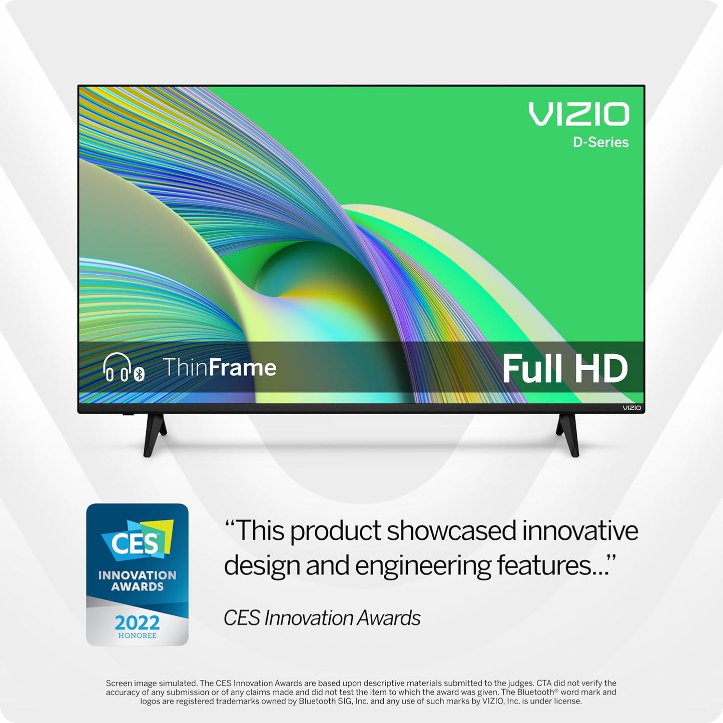 VIZIO D-Series 32" FHD LED Smart TV 2023 — Bluetooth, AMD FreeSync, Alexa