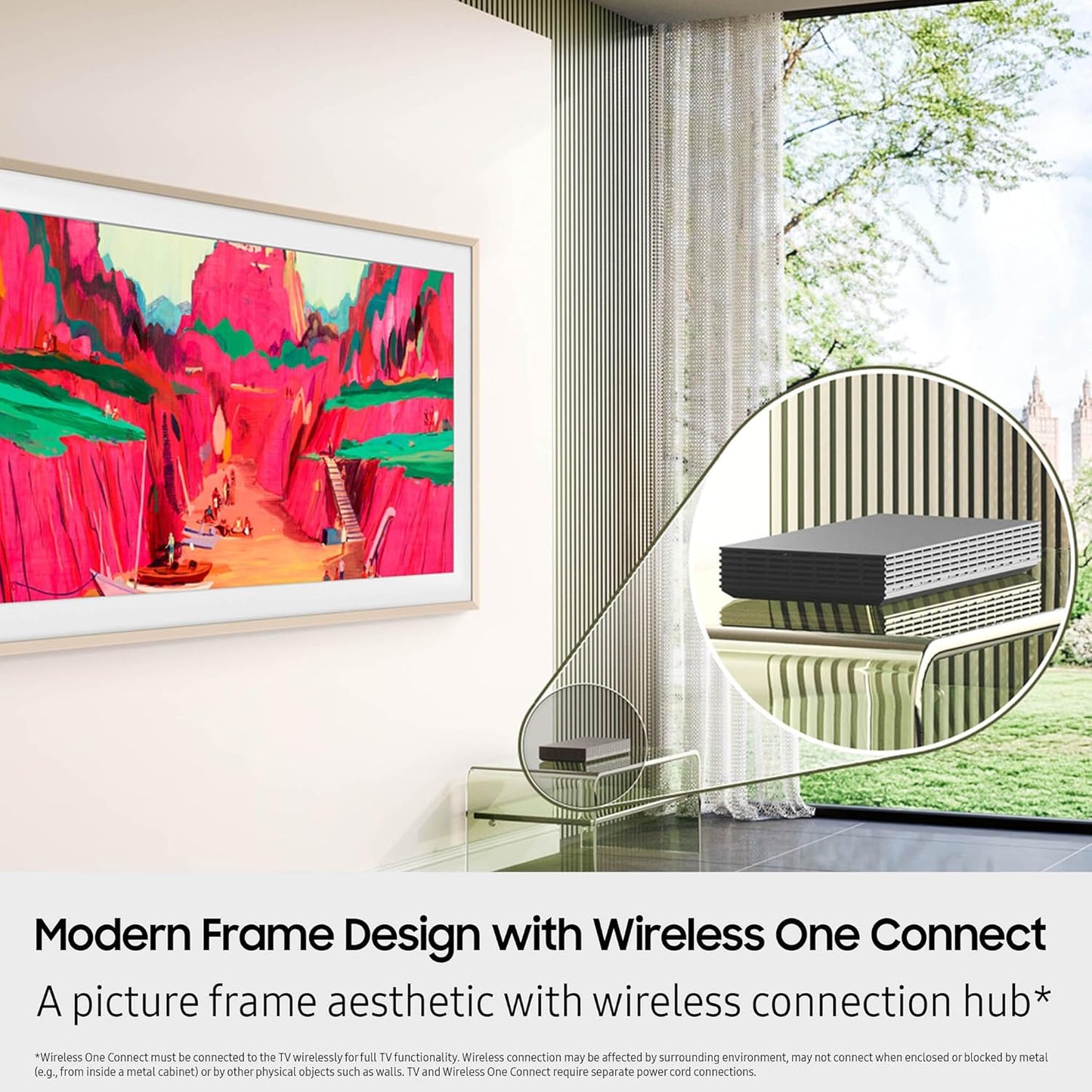 Samsung The Frame Pro 65" 4K Neo QLED Smart TV 2025 — Art Mode, NQ4 AI Gen3, 144Hz, Alexa