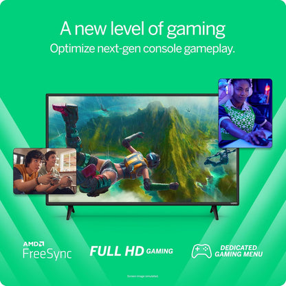 VIZIO D-Series 40" 1080p Full HD Smart TV — AMD FreeSync, AirPlay 2, Chromecast, Alexa