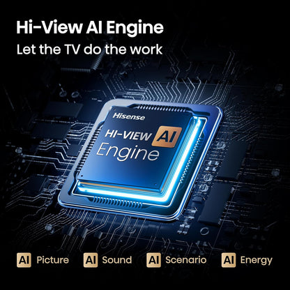 Hisense U6 55" Mini-LED 4K Smart Fire TV 2025 — QLED, 144Hz, Dolby Vision IQ, Alexa