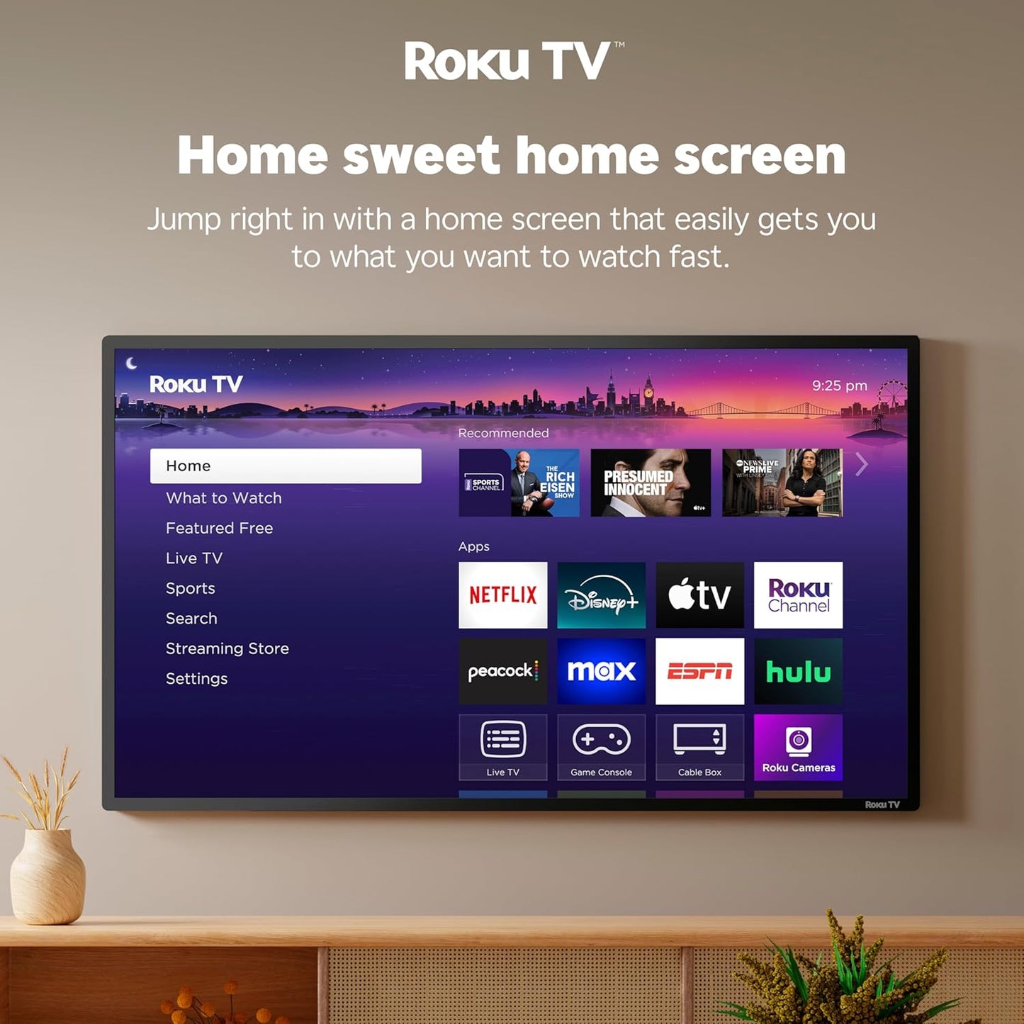 Hisense A4 32" HD Smart Roku TV — Dolby Audio, Full Array LED, Google Assistant, Alexa