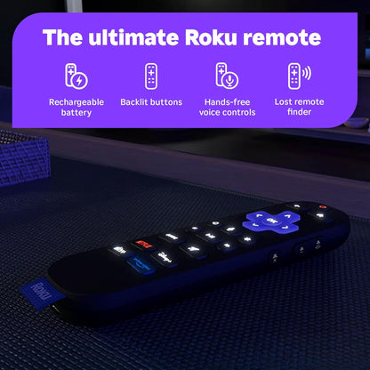 Roku Pro Series 55" Mini-LED 4K QLED Smart TV — Dolby Vision IQ, 120Hz, FreeSync Premium Pro