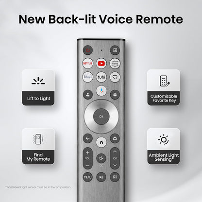 Hisense U7 65" Mini-LED ULED 4K Google Smart TV 2025 — 3000 Nits, 165Hz, QLED, Dolby Atmos