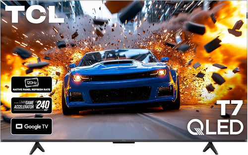 TCL T7 55" 4K QLED Google Smart TV 2025 — 144Hz, AIPQ Pro, Dolby Vision, Game Accelerator 240