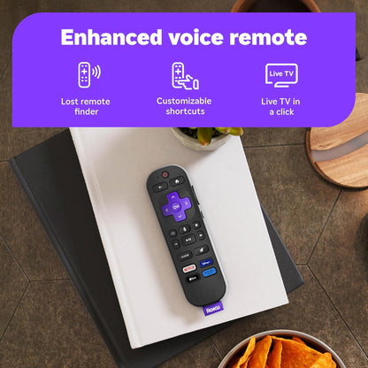 Roku Select Series 55" 4K HDR Smart TV — Enhanced Voice Remote, Wi-Fi