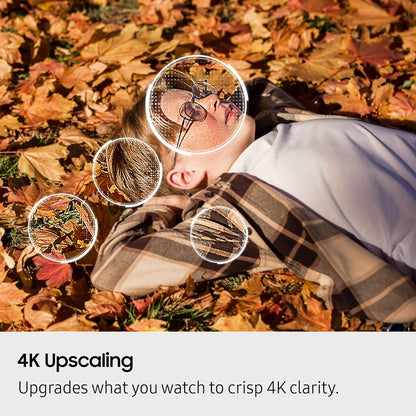 Samsung 65" Crystal UHD U8000F 4K Smart TV 2025 — Crystal 4K Processor, Knox Security, Alexa