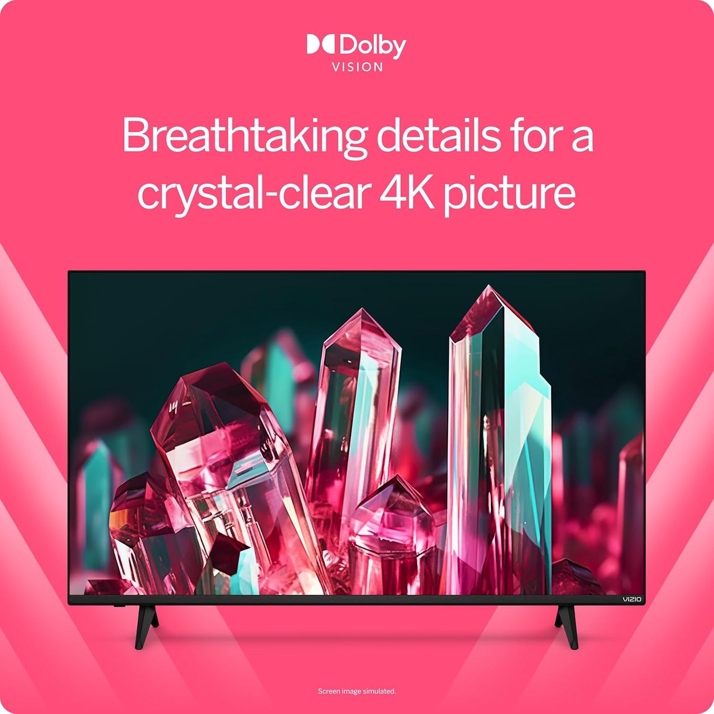 VIZIO V-Series 65" 4K UHD LED Smart TV — Dolby Vision, HDR10+, VRR Gaming, WatchFree+, Alexa
