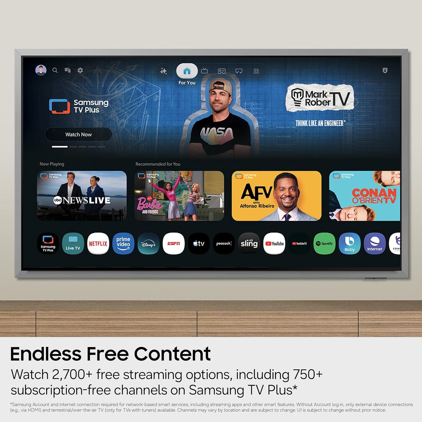 Samsung Mini LED M70H 50" 4K Smart TV 2026 — Vision AI, Pure Spectrum Color, 120Hz
