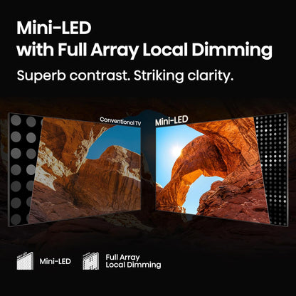Hisense 75" QD7 Mini-LED QLED 4K Smart Fire TV — 144Hz, Dolby Vision, Game Mode Pro, Alexa