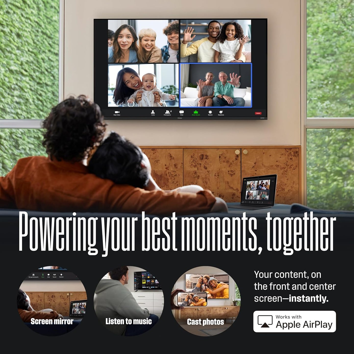Westinghouse 24" Xumo Smart TV HD — Voice Remote, Dolby Atmos, AirPlay 2, Bluetooth
