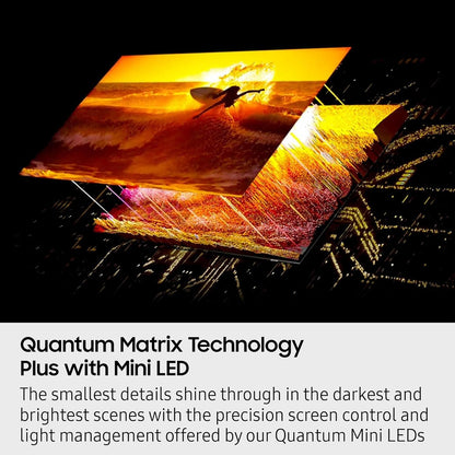Samsung Neo QLED 4K QN90F 85" Smart TV 2025 — Vision AI, Mini LED, Glare-Free, 165Hz, Alexa