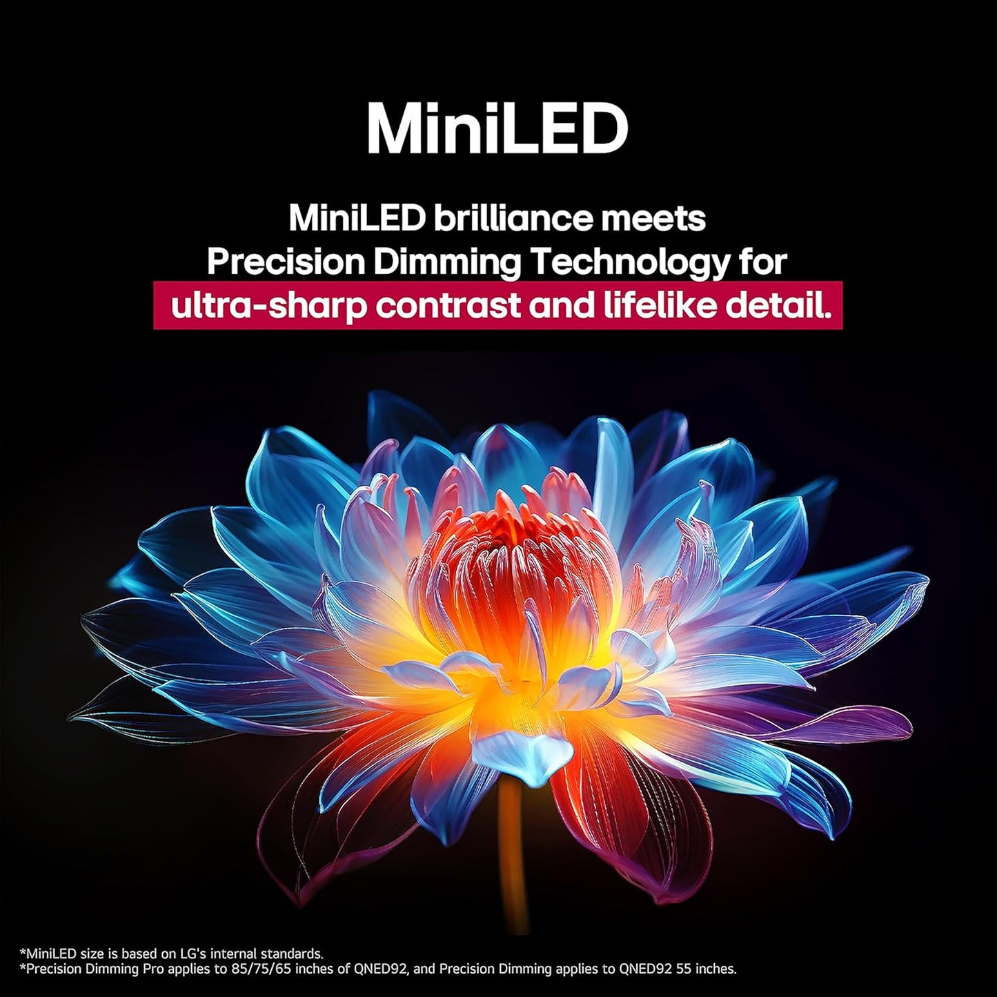 LG QNED85A 65" QNED evo AI Mini LED 4K Smart TV 2025 — Alpha 8 AI, 120Hz, Filmmaker Mode