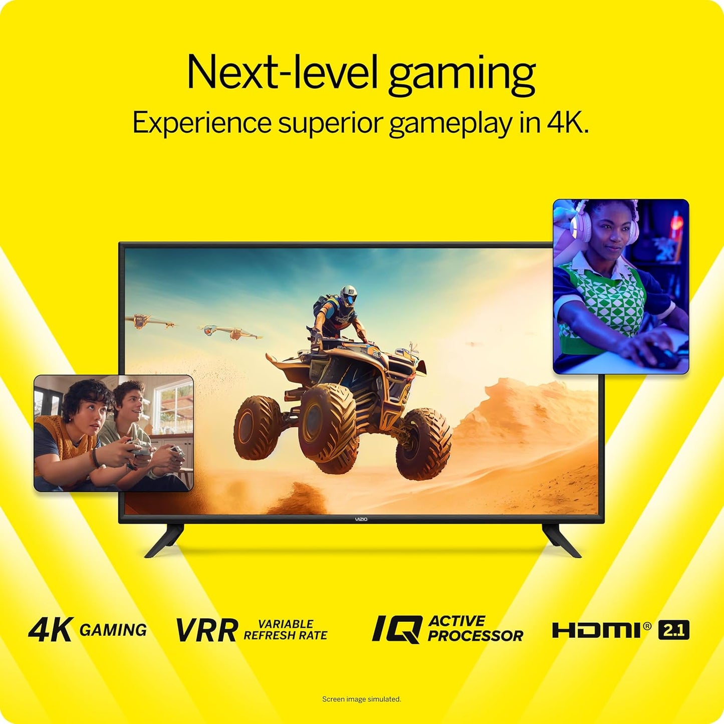 VIZIO V-Series 65" 4K UHD LED Smart TV — Dolby Vision, HDR10+, VRR Gaming, WatchFree+, Alexa