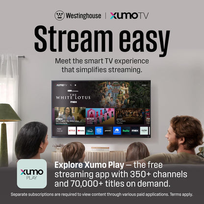 Westinghouse 24" Xumo Smart TV HD — Voice Remote, Dolby Atmos, AirPlay 2, Bluetooth
