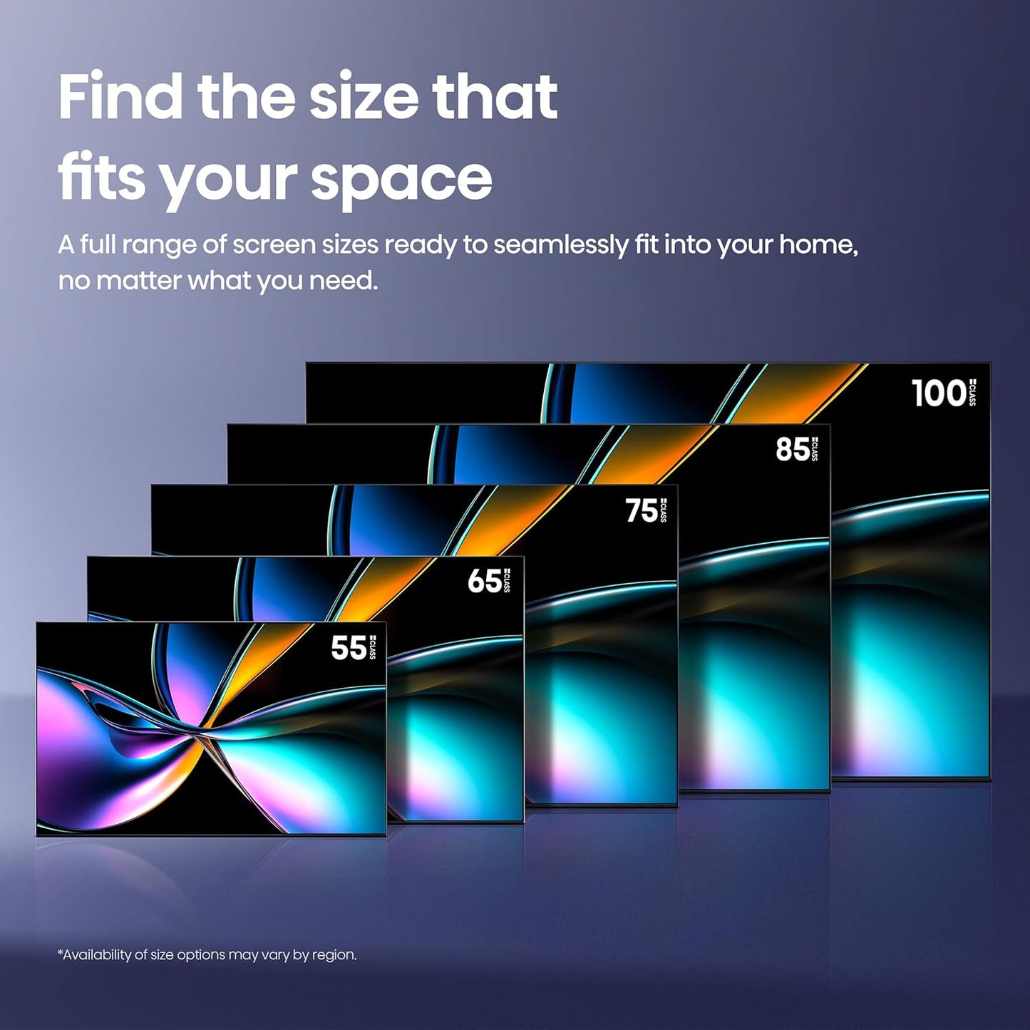 Hisense U7 65" Mini-LED ULED 4K Google Smart TV 2025 — 3000 Nits, 165Hz, QLED, Dolby Atmos