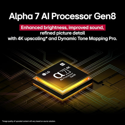 LG QNED82A 65" 4K Smart TV 2025 — Alpha 7 AI Gen8, HDR10 Pro, Filmmaker Mode, Alexa