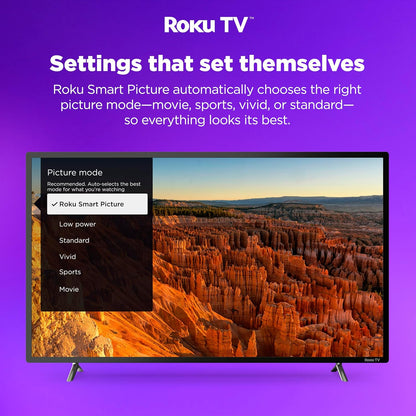 Hisense A4 32" HD Smart Roku TV — Dolby Audio, Full Array LED, Google Assistant, Alexa