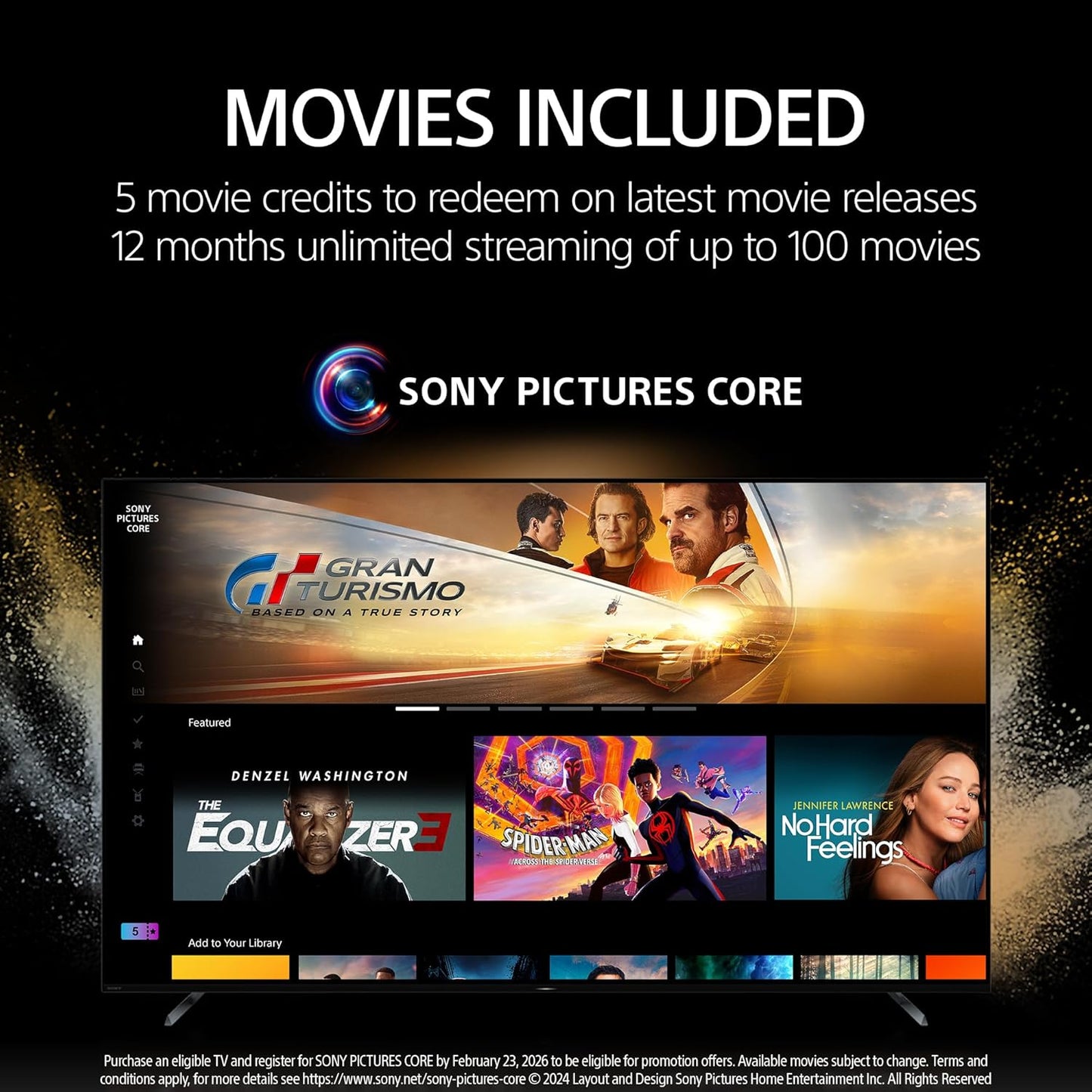 Sony BRAVIA 3 65" 4K LED Smart Google TV — Dolby Vision, Triluminos Pro, PS5 Features, AirPlay 2