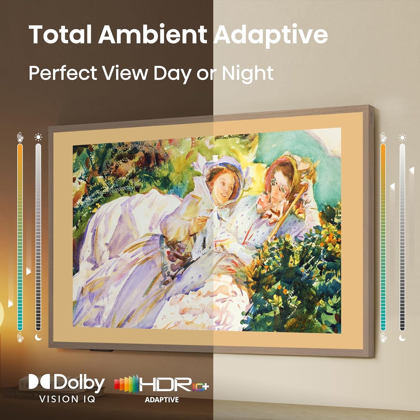 Hisense CanvasTV S7N 55" QLED 4K Google Smart TV — Art Mode, Hi-Matte, 144Hz, Dolby Vision