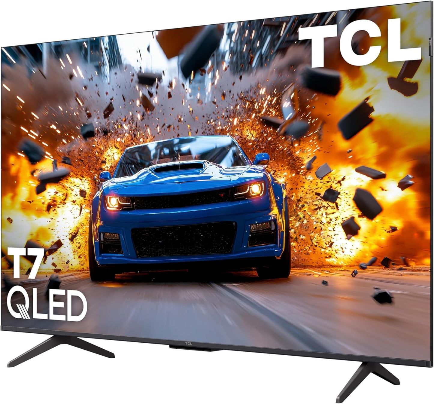 TCL T7 55" 4K QLED Google Smart TV 2025 — 144Hz, AIPQ Pro, Dolby Vision, Game Accelerator 240