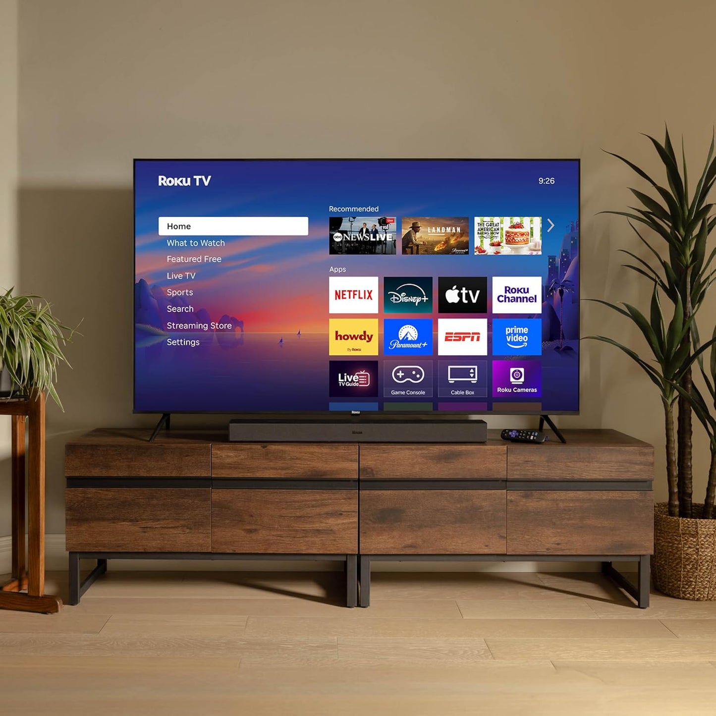 Roku Select Series 55" 4K HDR Smart TV — Enhanced Voice Remote, Wi-Fi