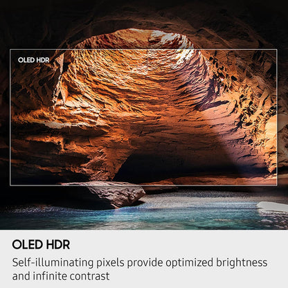 Samsung OLED S85F 55" 4K Smart TV 2025 — Vision AI, NQ4 AI Gen2, Dolby Atmos, Alexa