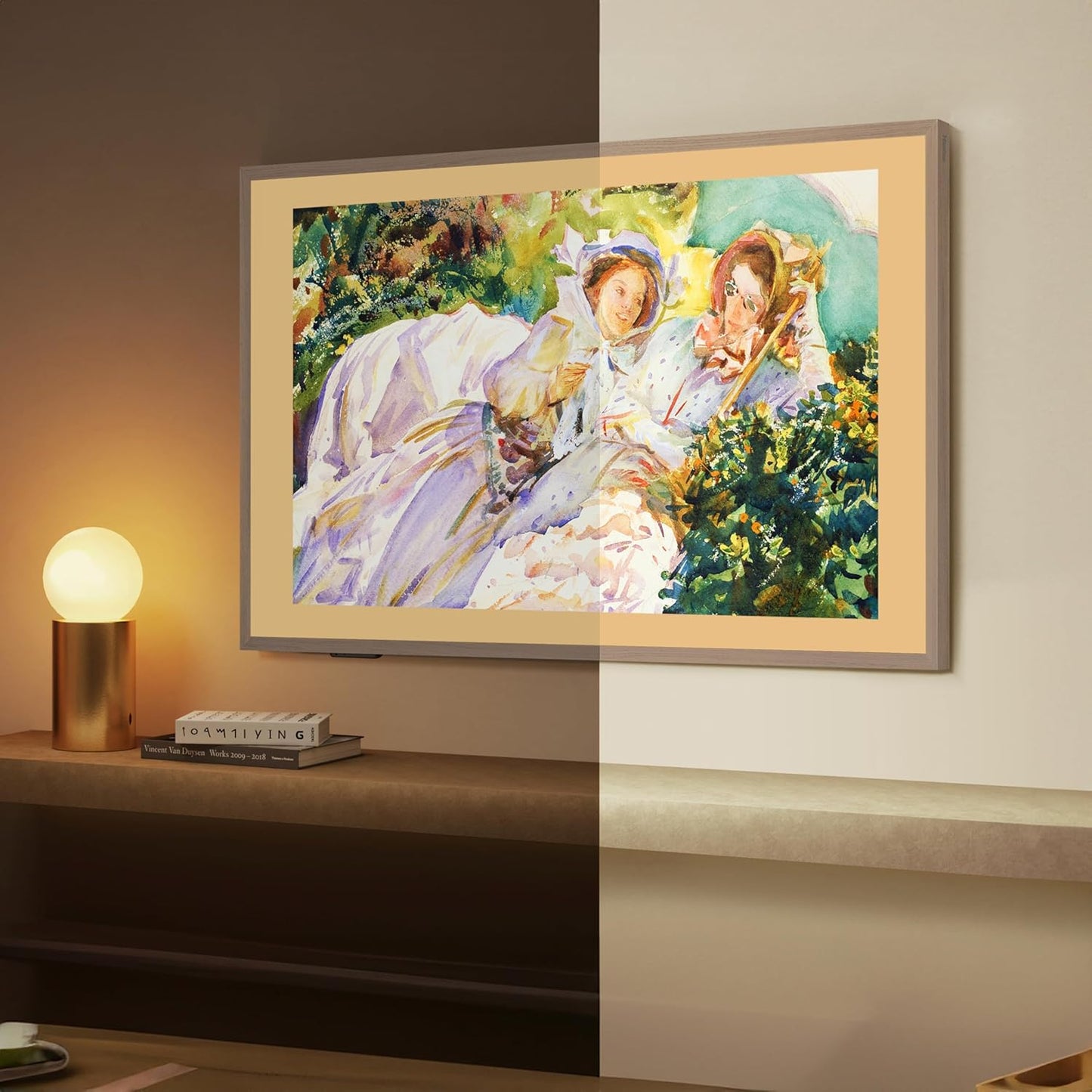 Hisense CanvasTV S7N 55" QLED 4K Google Smart TV — Art Mode, Hi-Matte, 144Hz, Dolby Vision