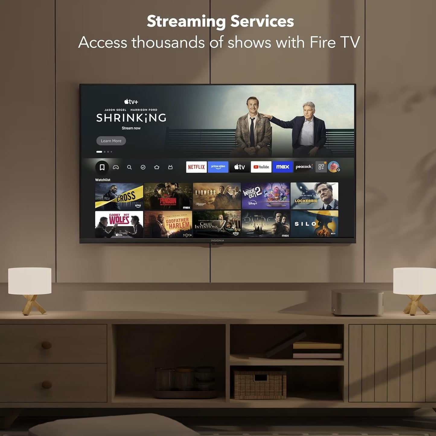 INSIGNIA 50" F50 4K UHD Smart Fire TV — Alexa Voice Remote, HDR