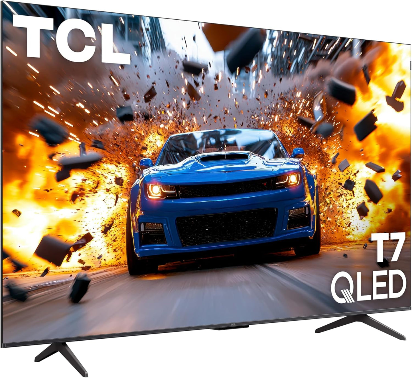 TCL Amazon Exclusive 65 Inch Class T7 Series | 4K QLED HDR Lag-Free Smart Google TV | 65T7, 2025 Model | 120Hz-144Hz High Brightness, Dolby Atmos, Alexa Voice Remote AI Streaming Gaming Television