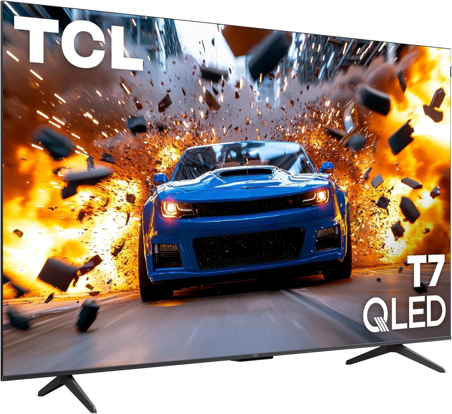 TCL Amazon Exclusive 65 Inch Class T7 Series | 4K QLED HDR Lag-Free Smart Google TV | 65T7, 2025 Model | 120Hz-144Hz High Brightness, Dolby Atmos, Alexa Voice Remote AI Streaming Gaming Television
