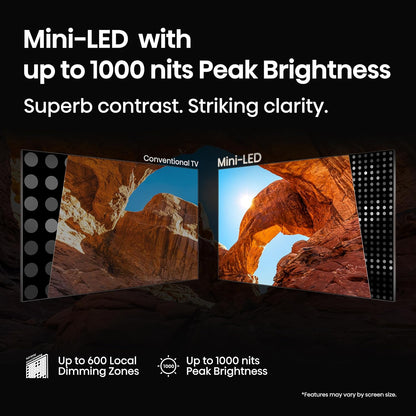 Hisense U6 55" Mini-LED 4K Smart Fire TV 2025 — QLED, 144Hz, Dolby Vision IQ, Alexa