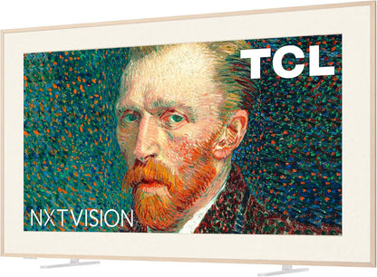 TCL NXTVISION 65" QLED 4K Smart Google TV 2024 — Art Frame, Dolby Vision IQ, 120Hz, Alexa