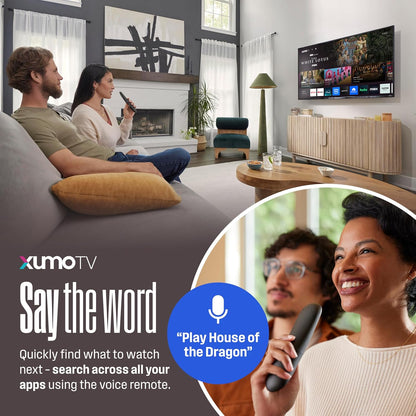 Westinghouse 24" Xumo Smart TV HD — Voice Remote, Dolby Atmos, AirPlay 2, Bluetooth