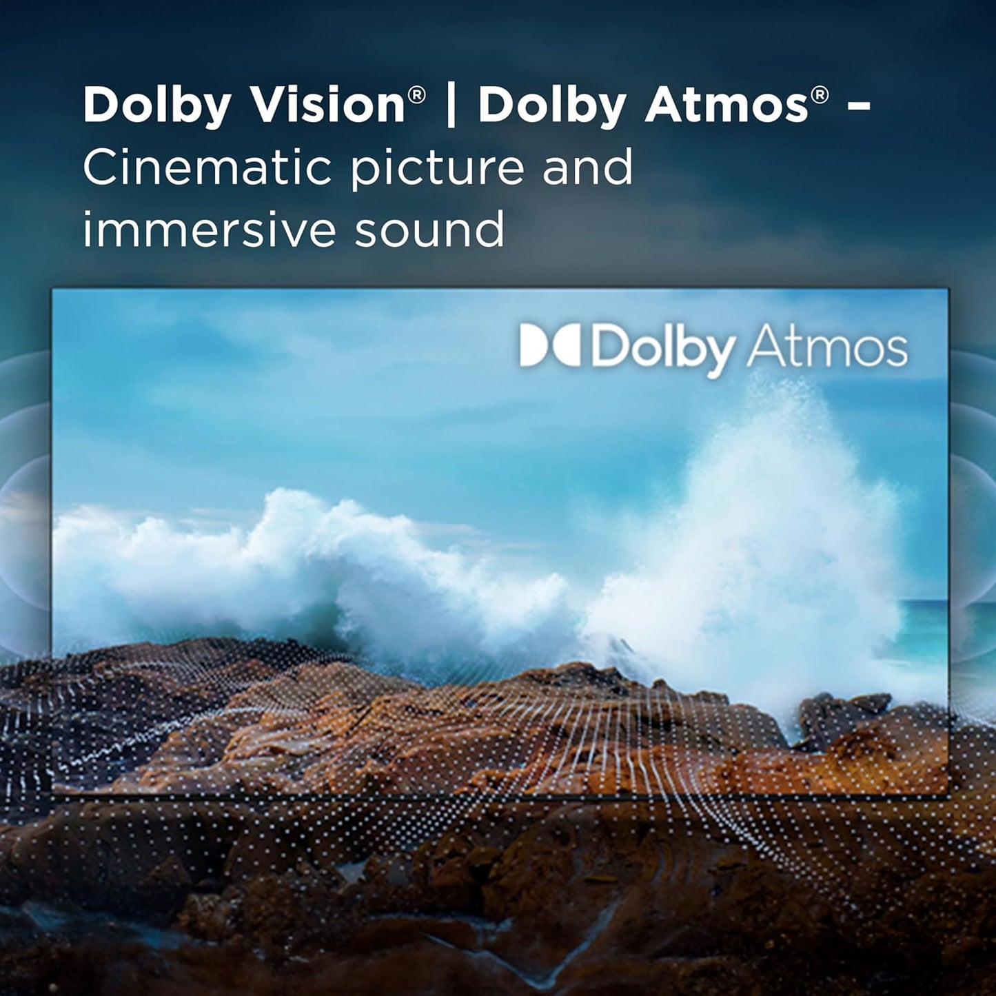 TCL Q65 98" QLED 4K Smart Google TV 2024 — Dolby Vision, 144Hz VRR, AIPQ PRO, Dolby Atmos