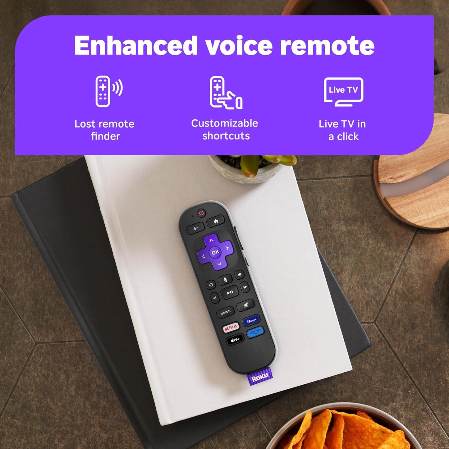 Roku Smart TV 2026 – 55-Inch Select Series, 4K QLED TV – Roku TV with Voice Remote – Flat Screen QLED Television with Wi-Fi for Streaming Live Local News, Sports, & Movies – Bluetooth Headphone Mode