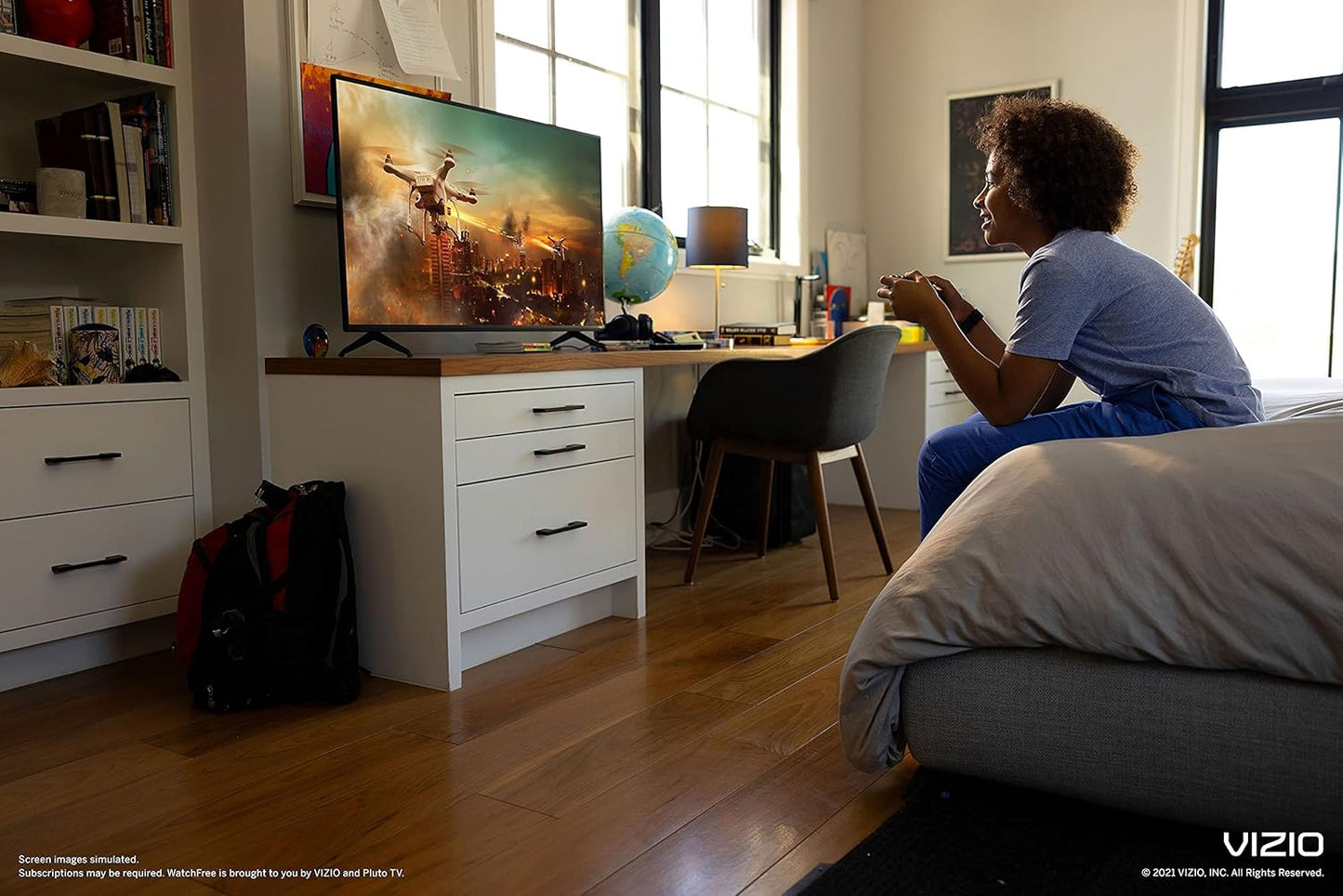 VIZIO 24" 1080p Smart TV (Renewed) — AirPlay, Chromecast, Streaming Channels