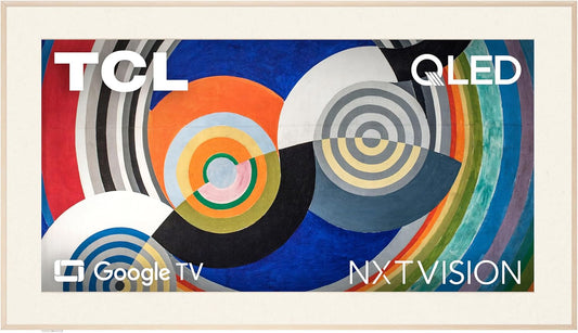 TCL NXTVISION 65" QLED 4K Smart Google TV 2024 — Art Frame, Dolby Vision IQ, 120Hz, Alexa