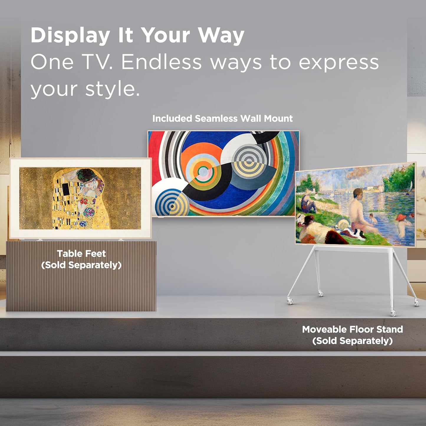 TCL NXTVISION 65" QLED 4K Smart Google TV 2024 — Art Frame, Dolby Vision IQ, 120Hz, Alexa