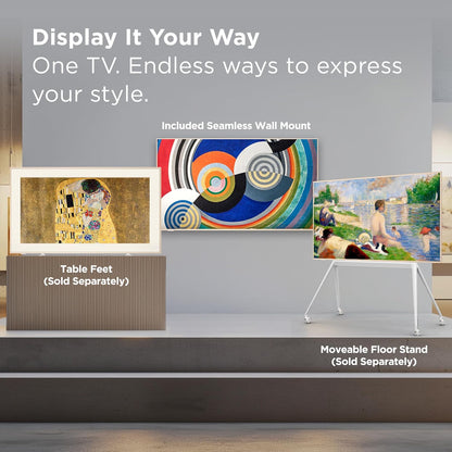 TCL NXTVISION 65" QLED 4K Smart Google TV 2024 — Art Frame, Dolby Vision IQ, 120Hz, Alexa