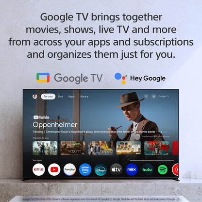 Sony BRAVIA 2 43" 4K Ultra HD LED Smart Google TV — 4K Processor X1, PS5 Features, AirPlay 2