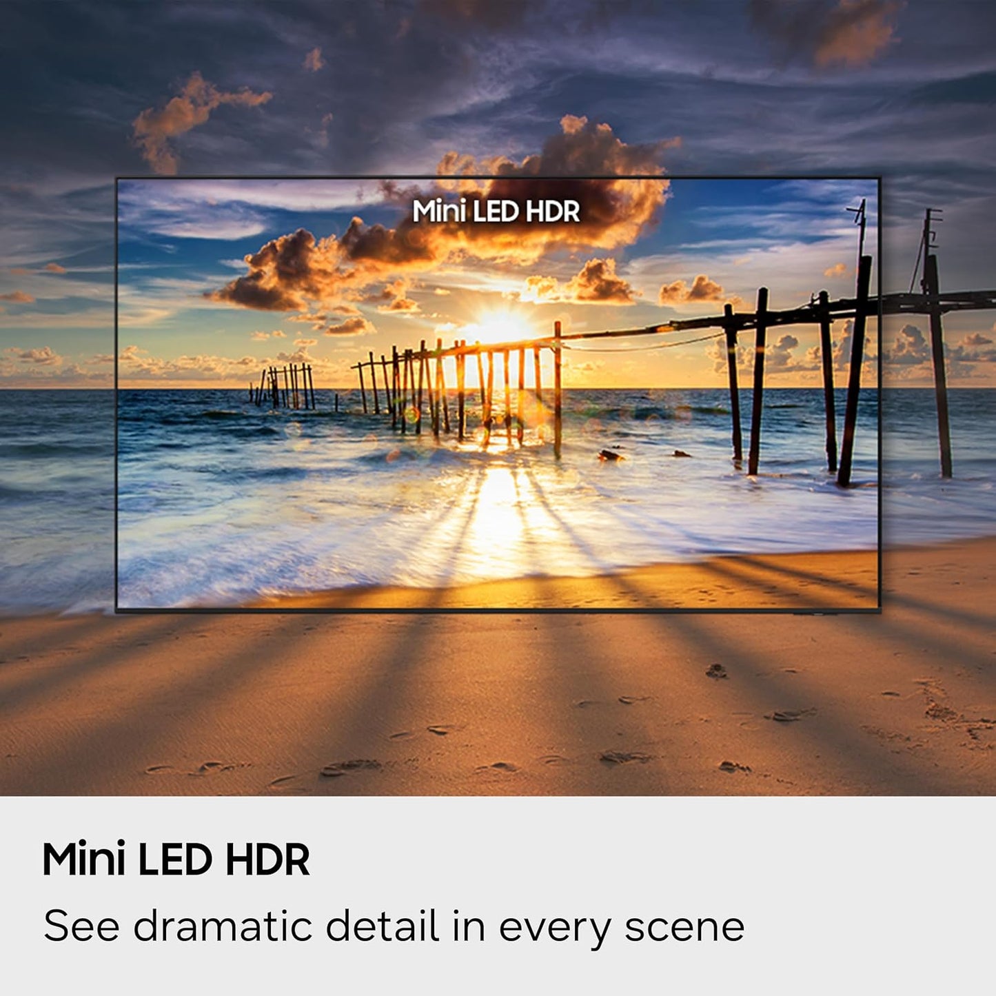 Samsung Mini LED M70H 50" 4K Smart TV 2026 — Vision AI, Pure Spectrum Color, 120Hz