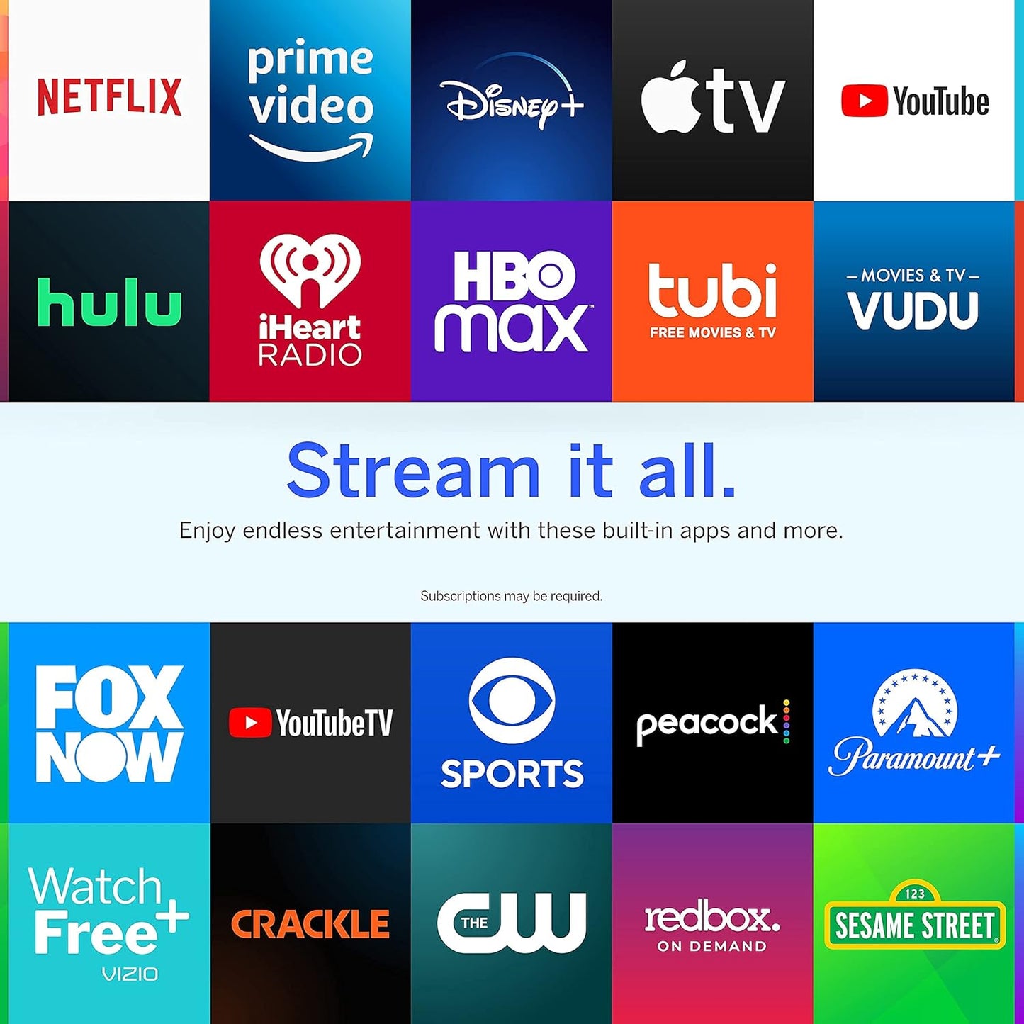 VIZIO 24" 1080p Smart TV (Renewed) — AirPlay, Chromecast, Streaming Channels