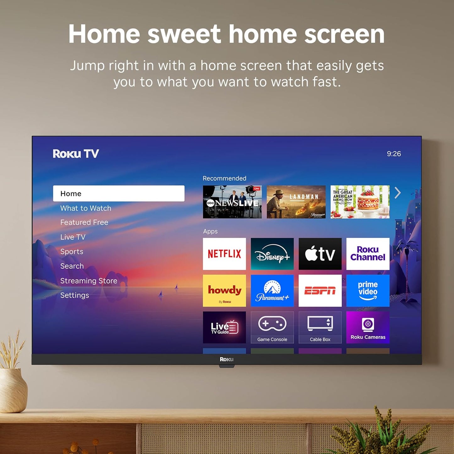 Roku Select Series 32" 1080p Full HD Smart TV — Voice Remote, AirPlay, Alexa