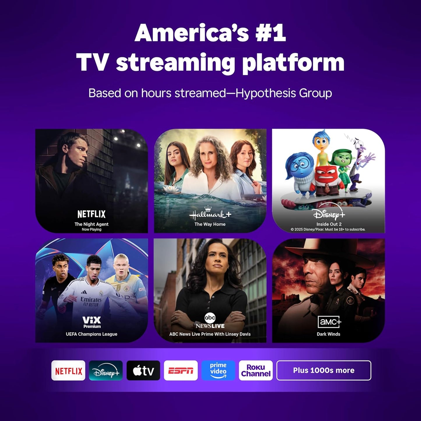 Roku Smart TV 2026 – 55-Inch Select Series, 4K QLED TV – Roku TV with Voice Remote – Flat Screen QLED Television with Wi-Fi for Streaming Live Local News, Sports, & Movies – Bluetooth Headphone Mode