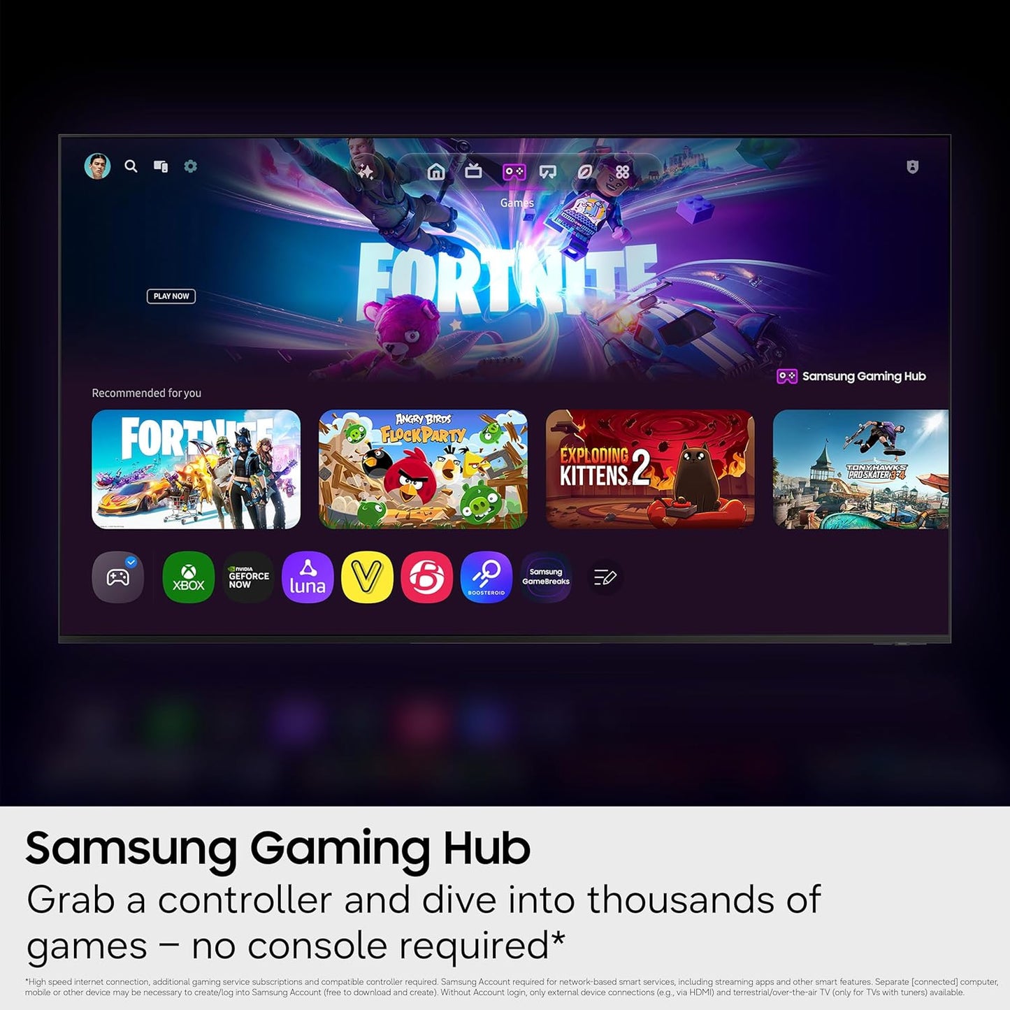 Samsung 50-Inch Class Crystal UHD U8000H Series Samsung Vision AI Smart TV (2026 Model, 50U8000H) Crystal Processor 4K, Endless Free Content, Motion Xcelerator, Color Booster, Alexa Built-in