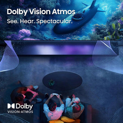 Hisense 50" E6 Cinema Series 4K Smart Fire TV 2025 — Hi-QLED, Dolby Vision, Dolby Atmos, Alexa